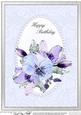 A4 Posy & Pearls - Birthday