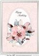 A4 Posy & Pearls - Birthday