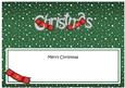 Xmas Merry Christmas Matching Large Dl Insert