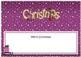 Xmas Merry Christmas Matching Large Dl Insert