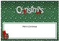 Xmas Merry Christmas Matching Large Dl Insert