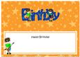 Happy Birthday Matching Large Dl Insert