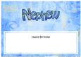 Birthday Nephew Matching Large Dl Insert