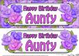 Large Dl Birthday Aunty Quick Card N 3D Decoupage