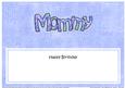 Happy Birthday Mommy Matching Large Dl Insert