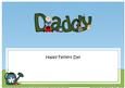 Happy Fathers Day Daddy Matching Large Dl Insert