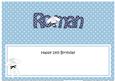 13th Birthday Roman Matching Large Dl Insert