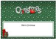 Xmas Merry Christmas Matching Large Dl Insert