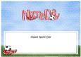 Happy Name Day Matching Large Dl Insert