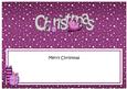 Xmas Merry Christmas Matching Large Dl Insert