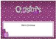 Xmas Merry Christmas Matching Large Dl Insert