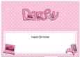 Happy Birthday Darcey Matching Large Dl Insert