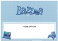 Happy Birthday Bazza Matching Large Dl Insert