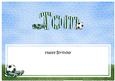 Happy Birthday Tom Matching Large Dl Insert
