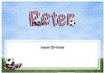 Happy Birthday Peter Matching Large Dl Insert