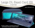 Large Dl Fathers Day Computer Easel Card & Envelope
