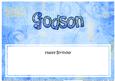 Happy Birthday Godson Matching Large Dl Insert