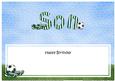 Happy Birthday Son Matching Large Dl Insert