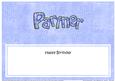 Happy Birthday Partner Matching Large Dl Insert