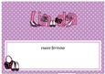 Happy Birthday Linda Matching Large Dl Insert
