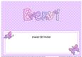 Happy Birthday Beryl Matching Large Dl Insert