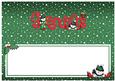 Xmas Grandsons Snowmen Matching Large Dl Insert