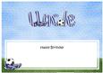 Happy Birthday Uncle Football Matching Large Dl Insert