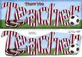 Thank You Teacher Football Large Dl 3D Decoupage