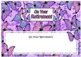 Retirement Butterflies Matching Large Dl Insert
