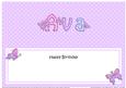 Birthday Ava Butterflies Large Dl Insert