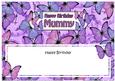 Birthday Mummy Butterflies Large Dl Matching Insert