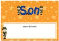 Birthday Son Boyz Matching Large Dl Insert