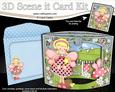 3D Girlz Fiz Fairy Scene It Card Kit