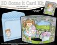 3D Girlz Liz's Flowers Scene It Card Kit