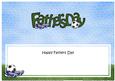 Fathers Day Football Large Dl Matching Insert