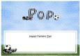 Fathers Day Pop Football Large Dl Matching Insert