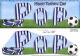 Large Dl Fathers Day Pop Football Card & 3D Decoupage