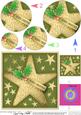 Xmas Star Circle Pyramage Topper