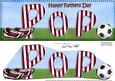 Large Dl Fathers Day Pop Football Card & 3D Decoupage