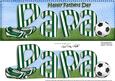 Large Dl Fathers Day Papa Football Card & 3D Decoupage