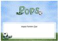 Fathers Day Pops Football Large Dl Matching Insert