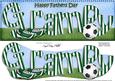 Large Dl Fathers Day Grampy Football Card & 3D Decoupage