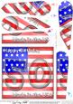 Flying the Flag Usa 50th Birthday Fan Pyramage Topper