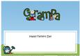 Fathers Day Grampa Gardening Matching Large Dl Insert