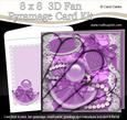 8 x 8 Perfume Lace N Pearls Fan Pyramage Kit
