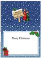 Xmas Personalised Sheila & Dave Matching A5 Insert