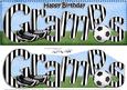 Large Dl Birthday Gramps Football Card & 3D Decoupage