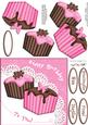 Fondant Fancies Birthday Cakes Quick Card N 3D Decoupage