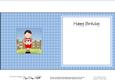Bazil's Football & Postbox Matching Square Insert