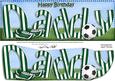 Large Dl Birthday Daddy Football Quick Card & 3D Decoupage